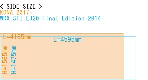 #KONA 2017- + WRX STI EJ20 Final Edition 2014-